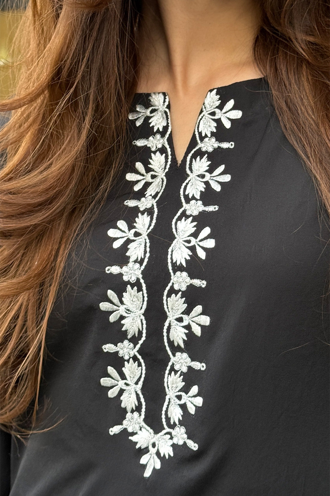 SF - 285|Black Georgette