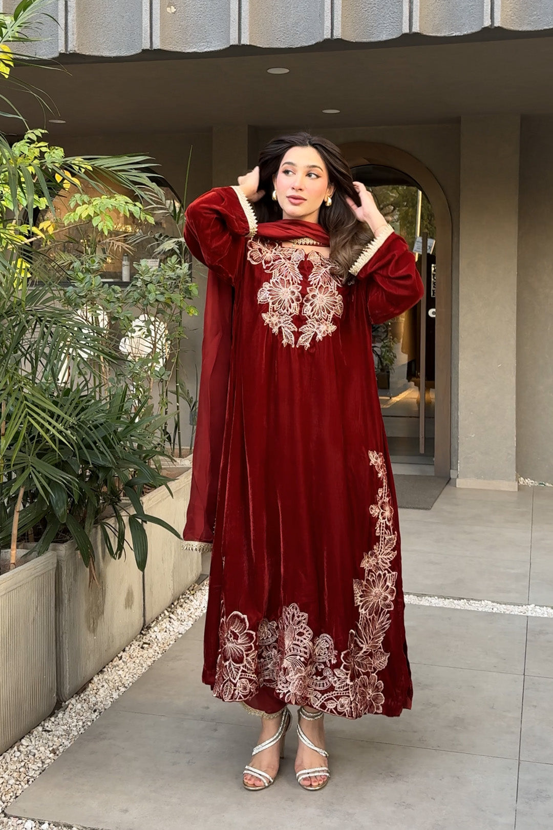SF - 319 | Rust Velvet Sidra Fahad Official SF - 319 | Rust Velvet Sidra Fahad Official