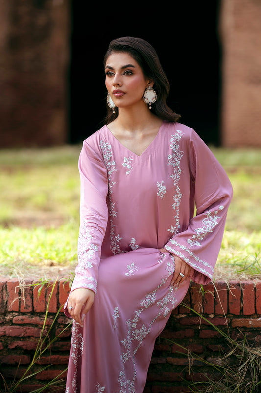 SF-256 | Rayyan Silk Kaftan | Luxury Formal