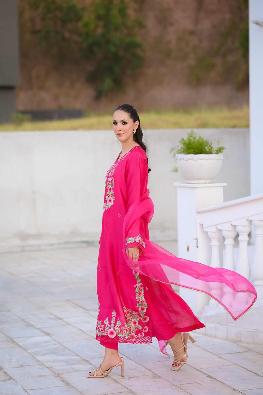 SF-233 | 3Pcs - Silk <br> Ready to Wear Festive </br>