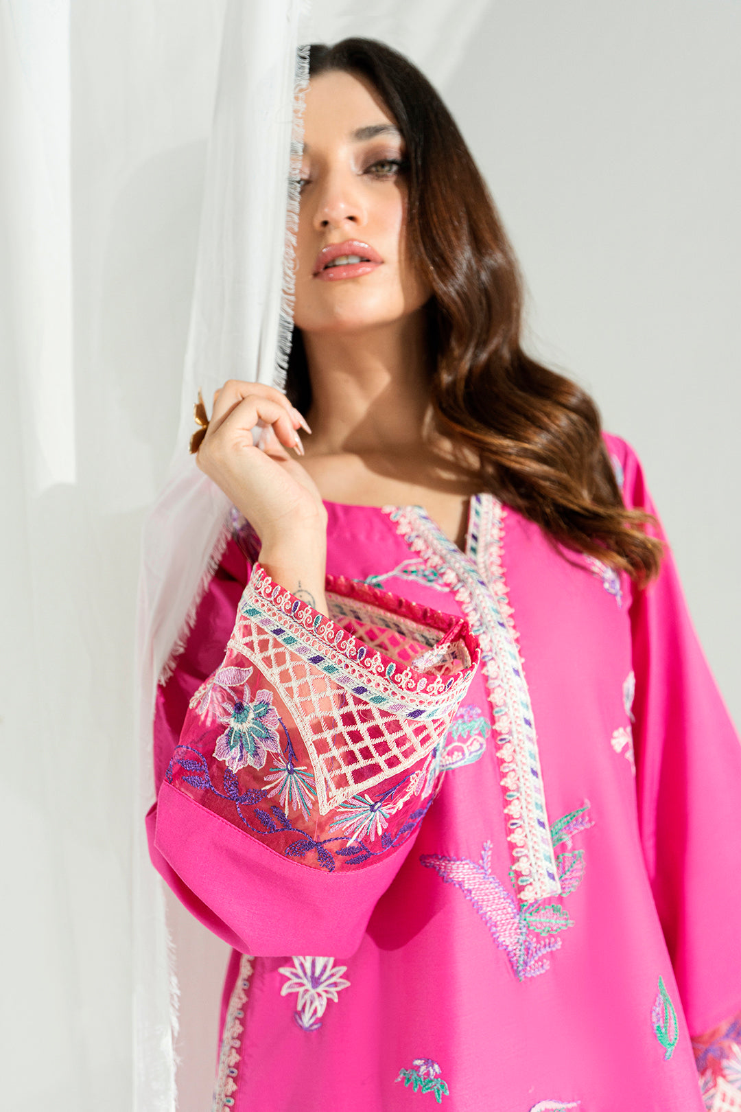 SF 242 | 2Pcs Embroidered - Pure Lawn |  Ready to Wear