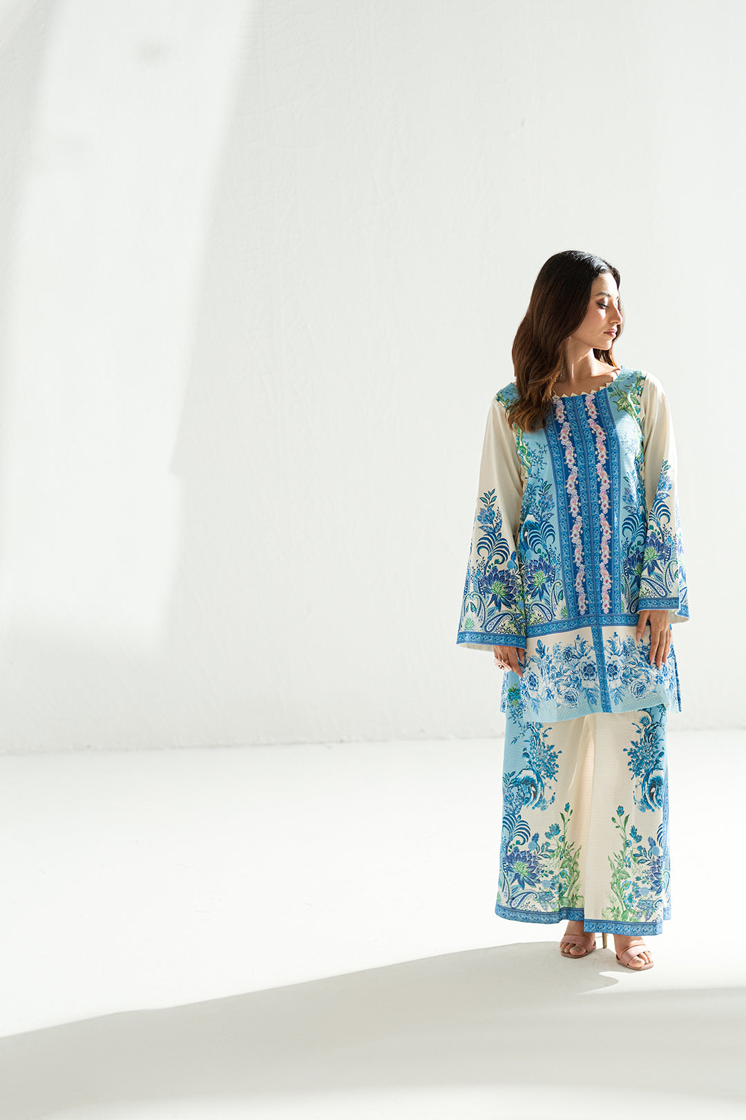 SF 239 | 2Pcs Printed - Pure Lawn |  Ready to Wear