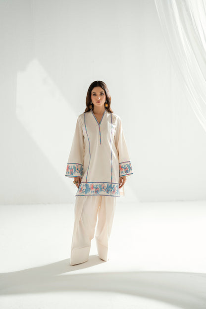 SF 243 | 2Pcs Embroidered - Pure Lawn |  Ready to Wear