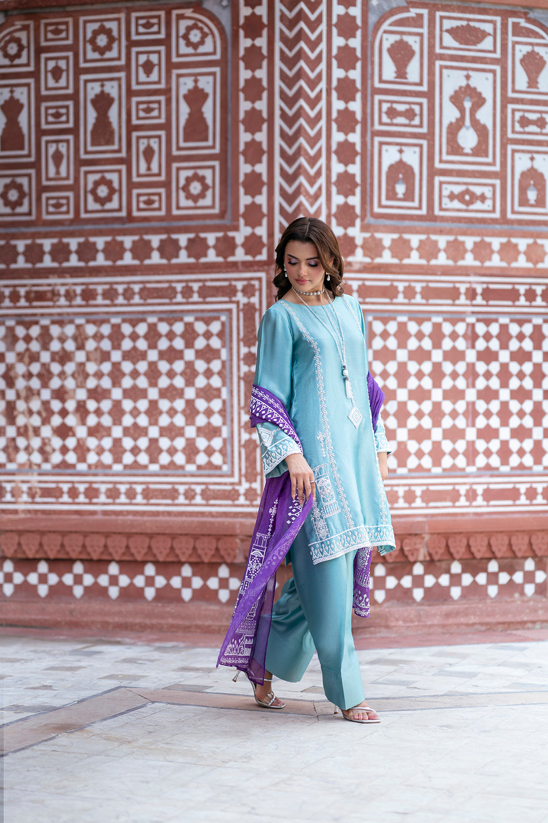 SF-263 | Sheesha Silk 3Pcs | Luxury Formal