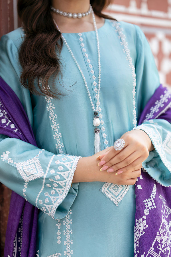 SF-263 | Sheesha Silk 3Pcs | Luxury Formal