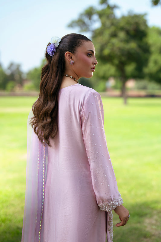 SF-255 | Embroidered Sheesha Silk 3Pcs | Luxury Formal