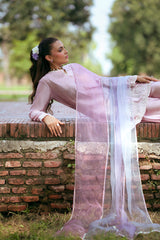 SF-255 | Embroidered Sheesha Silk 3Pcs | Luxury Formal