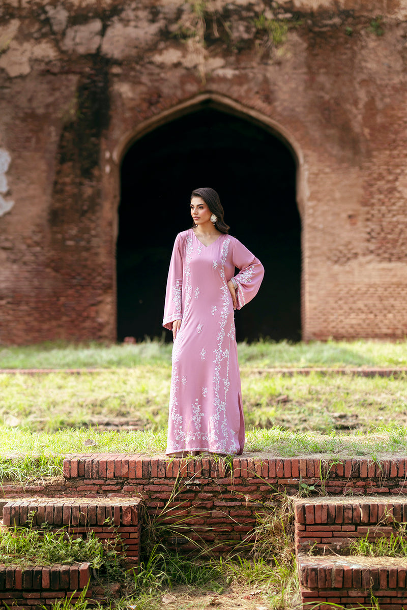 SF-256 | Rayyan Silk Kaftan | Luxury Formal