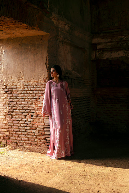 SF-256 | Rayyan Silk Kaftan | Luxury Formal