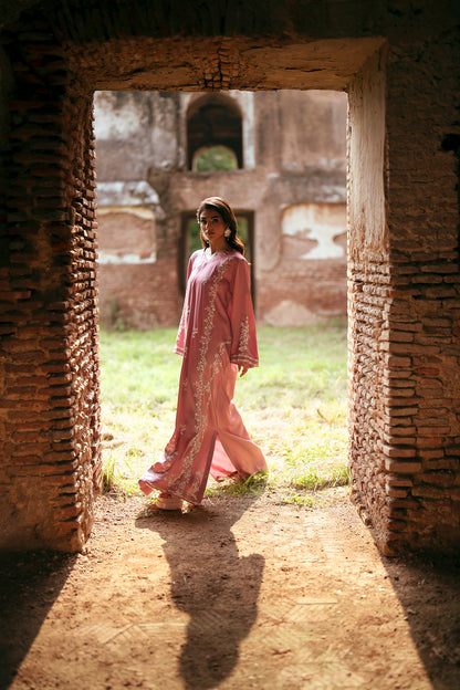 SF-256 | Rayyan Silk Kaftan | Luxury Formal