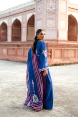 SF-266 | Embroidered Raw Silk 3Pcs | Luxury Formal