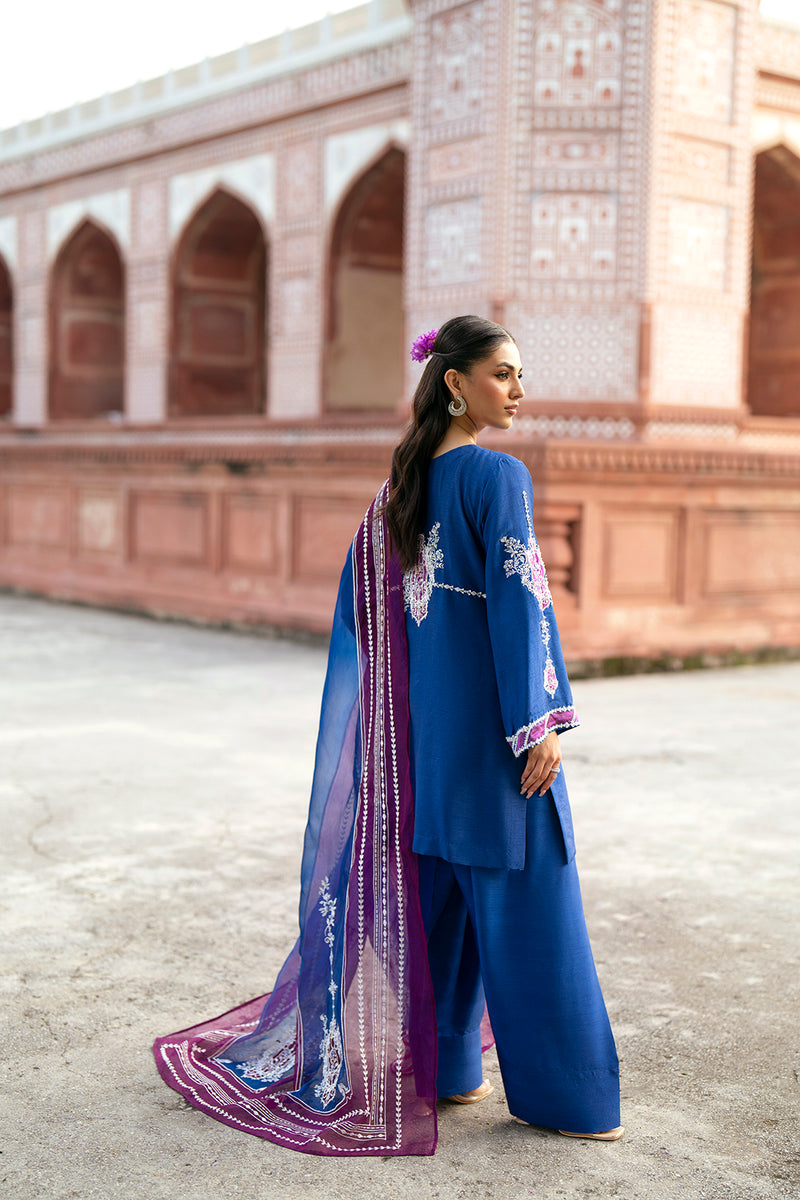 SF-266 | Embroidered Raw Silk 3Pcs | Luxury Formal