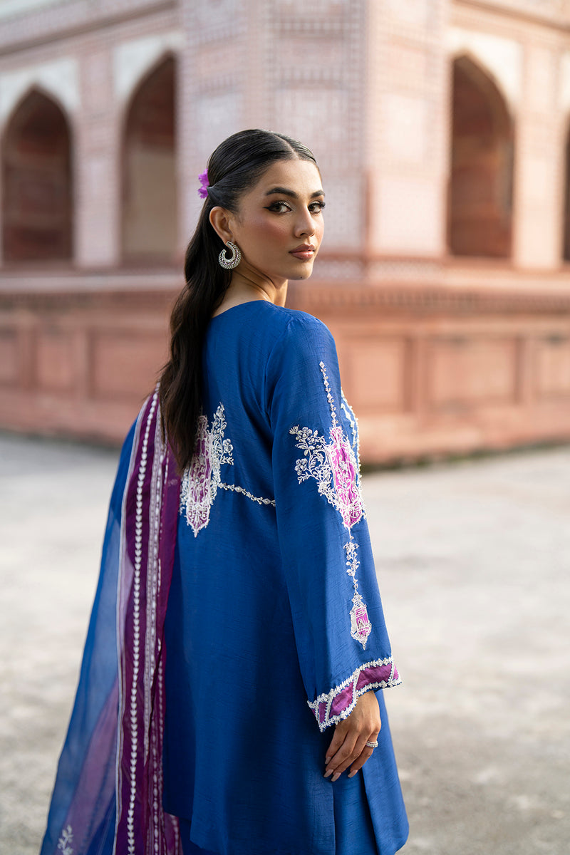 SF-266 | Embroidered Raw Silk 3Pcs | Luxury Formal