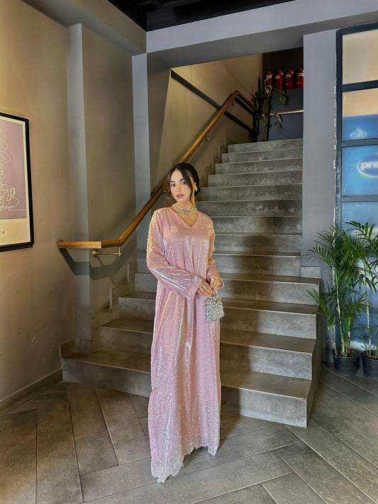 SF 253 | 2Pcs Sheesha Silk Kaftan |  Ready to Wear