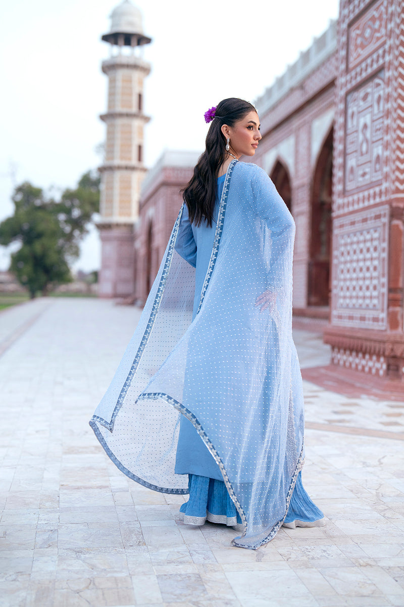 SF-261 | Embroidered Silk 3Pcs | Luxury Formal