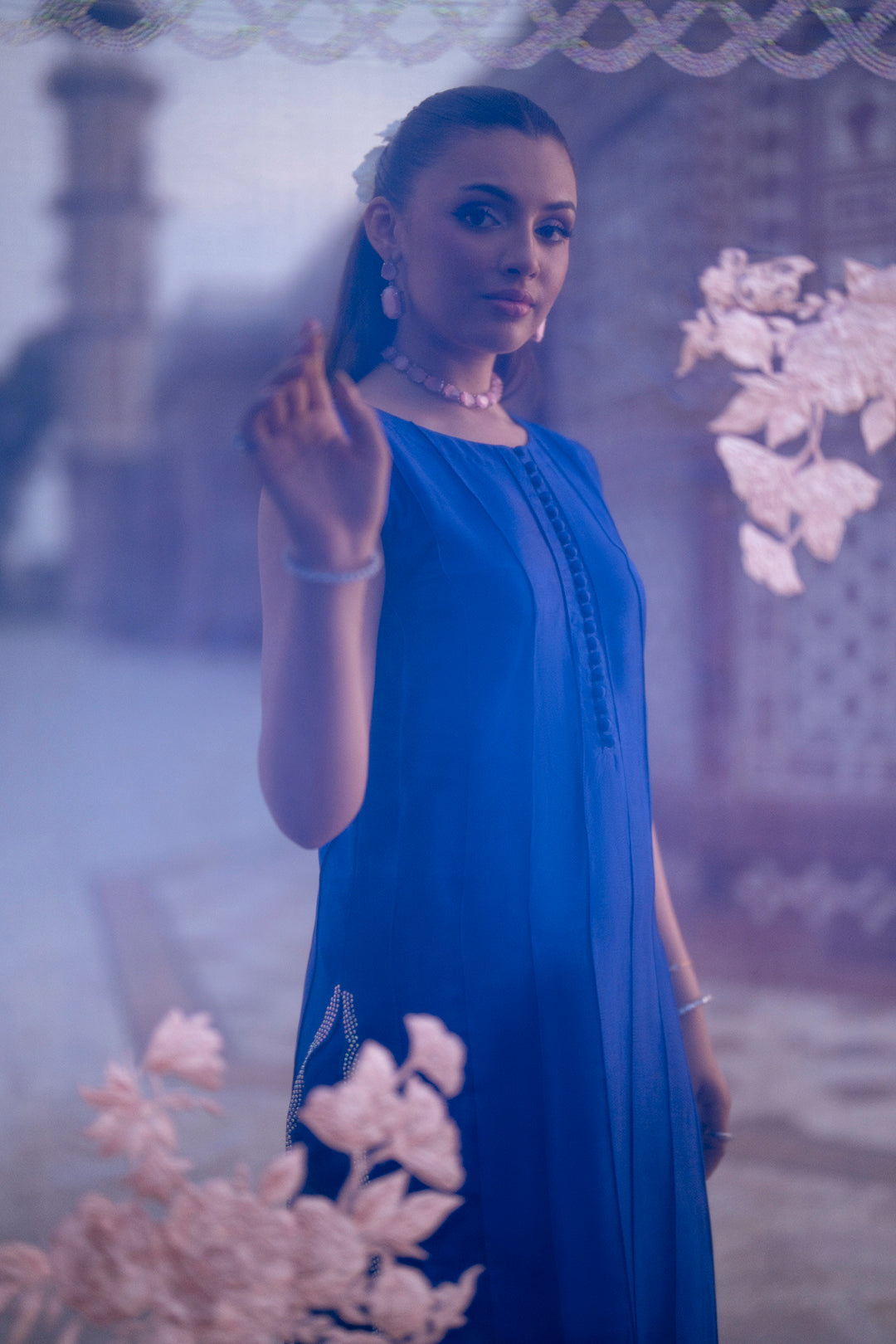 SF-270 | Embroidered & Embellished Pure Shesha Silk 3Pcs | Luxury Formal