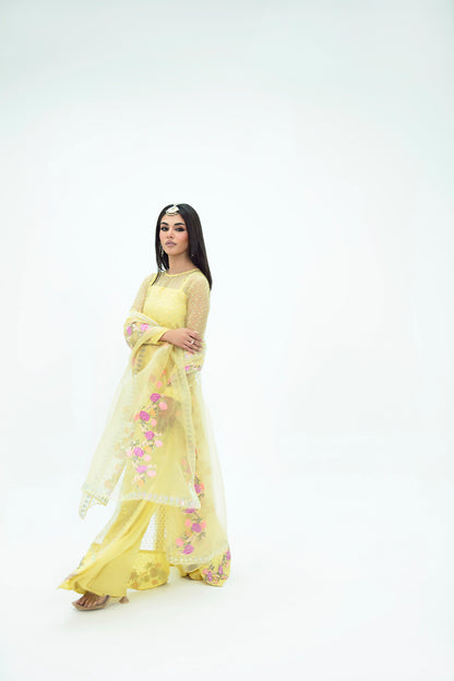 SF-258 | Embroidered Organza Gown | Luxury Formal