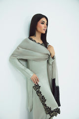 SF-265 | Embroidered Premium Silk 3Pcs | Luxury Formal