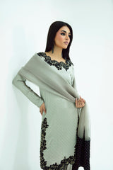 SF-265 | Embroidered Premium Silk 3Pcs | Luxury Formal