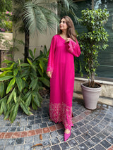 SF 252 | 2Pcs Sheesha Silk Kaftan |  Ready to Wear