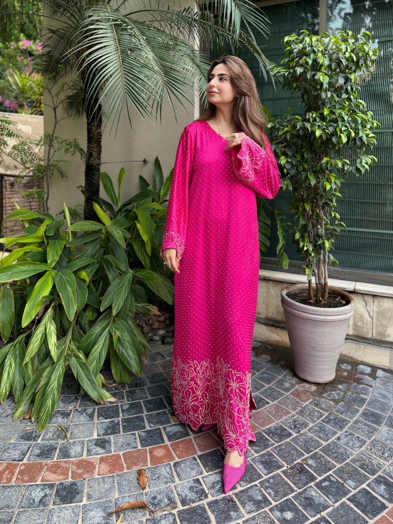 SF 252 | 2Pcs Sheesha Silk Kaftan |  Ready to Wear