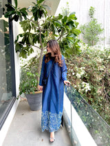 SF 251 | 2Pcs Sheesha Silk Kaftan |  Ready to Wear