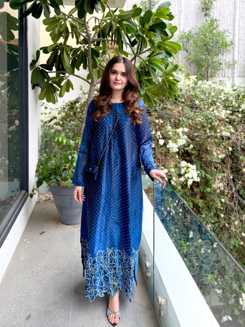 SF 251 | 2Pcs Sheesha Silk Kaftan |  Ready to Wear