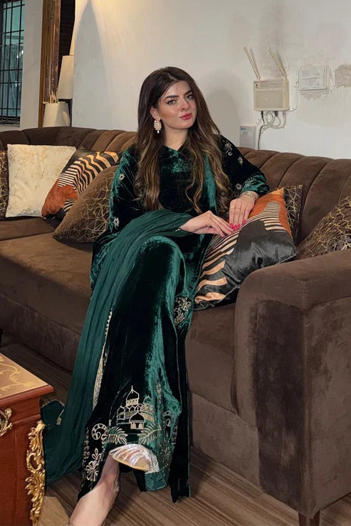 SF-318-RTD - Silk Dupatta