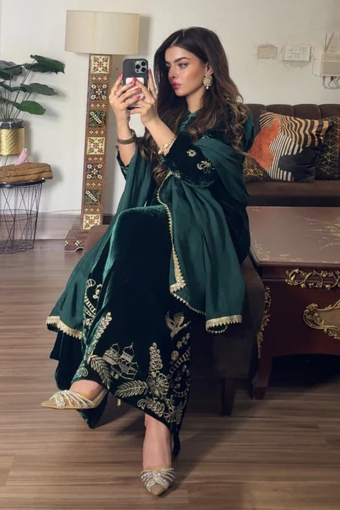 SF-318-RTD - Silk Dupatta