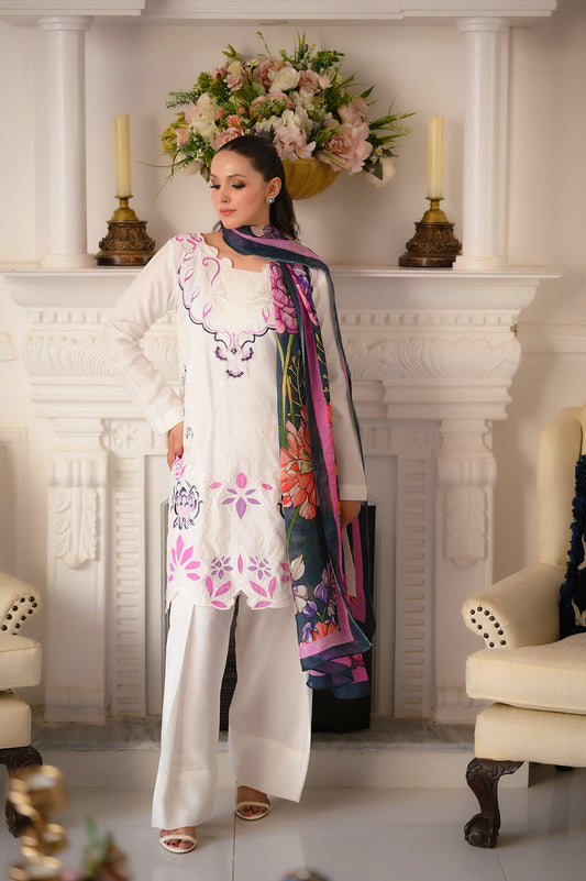 SF-231  | 3Pcs - Silk <br> Ready to Wear Festive </br>