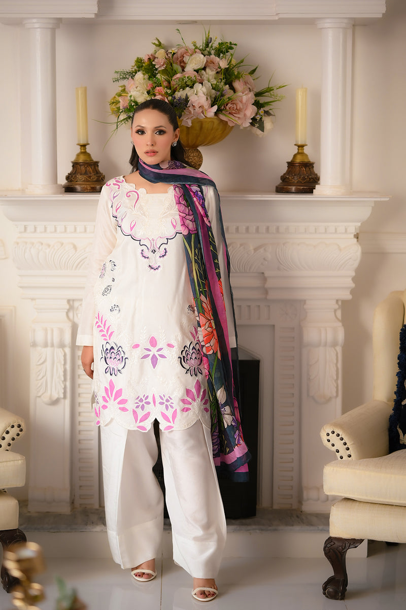 SF-231  | 3Pcs - Silk <br> Ready to Wear Festive </br>