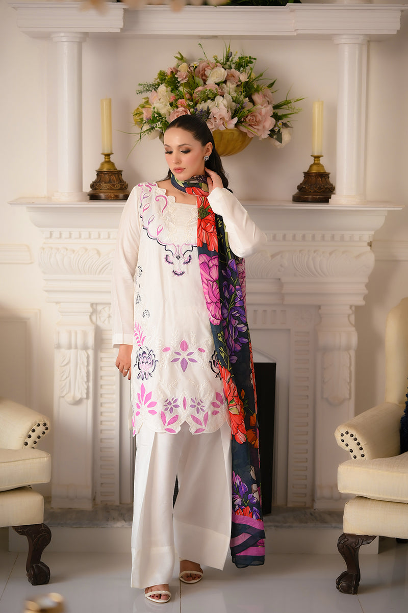 SF-231  | 3Pcs - Silk <br> Ready to Wear Festive </br>
