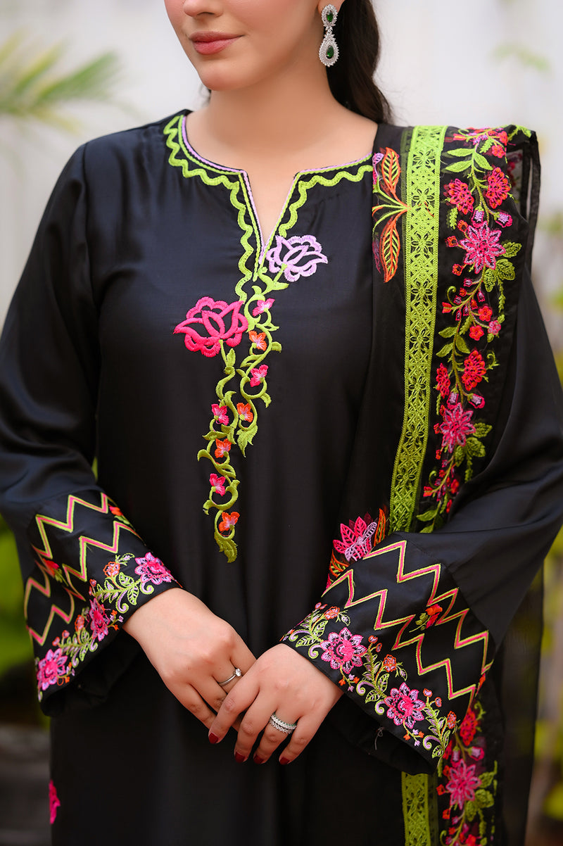 SF-232 | 3Pcs - Silk <br> Ready to Wear Festive </br>