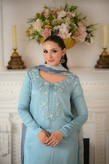 SF-234  | 3Pcs - Silk <br> Ready to Wear Festive </br>