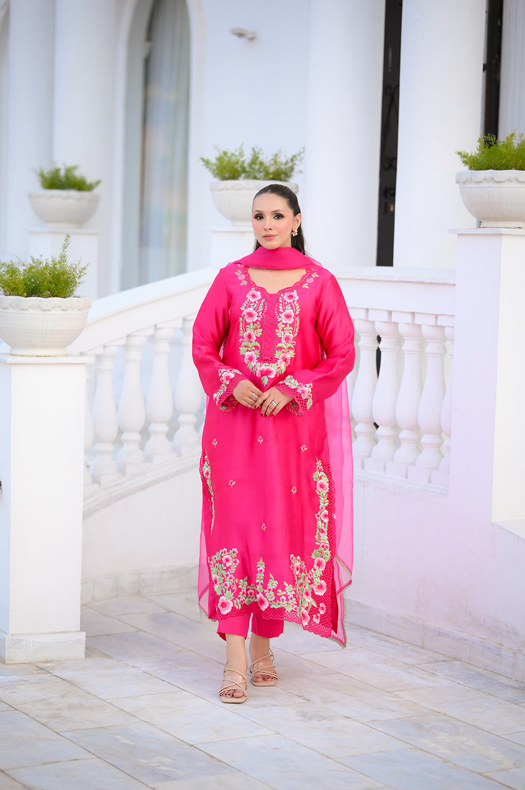 SF-233  | 3Pcs - Silk <br> Ready to Wear Festive </br>