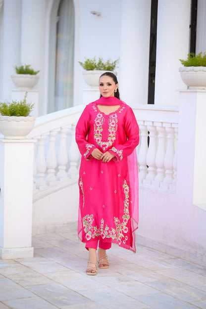 SF-233  | 3Pcs - Silk <br> Ready to Wear Festive </br>