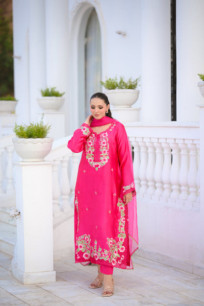 SF-233  | 3Pcs - Silk <br> Ready to Wear Festive </br>