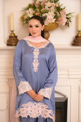 SF-236  | 3Pcs - Silk <br> Ready to Wear Festive </br>