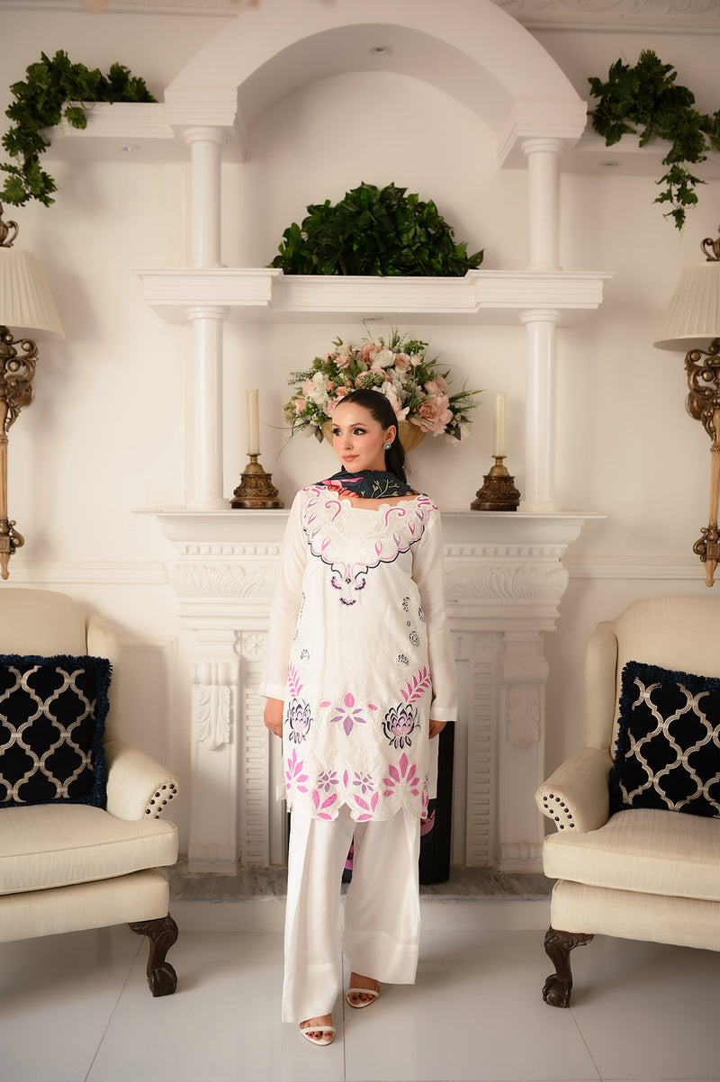 SF-231  | 3Pcs - Silk <br> Ready to Wear Festive </br>
