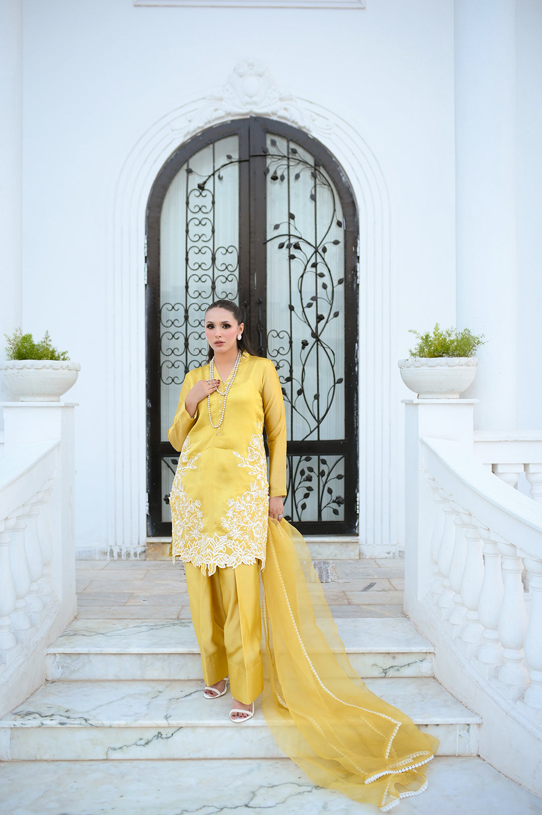 SF-237  | 3Pcs - Silk  (Ready to Wear Festive )