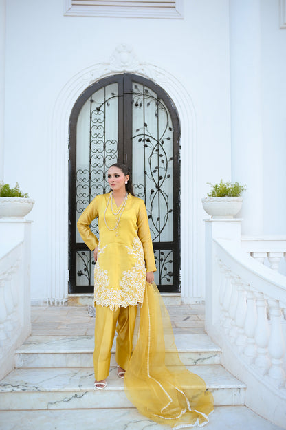 SF-237  | 3Pcs - Silk  (Ready to Wear Festive )