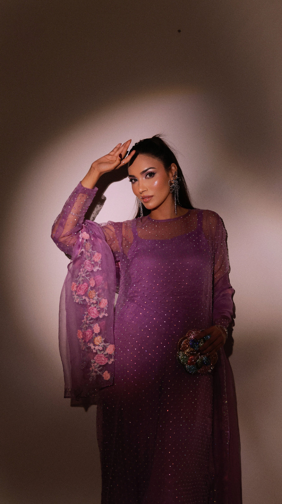 SF 274 | Embroidered Organza Gown | Luxury Formal