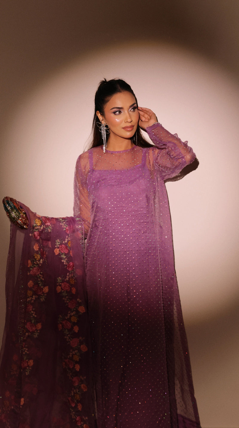 SF 274 | Embroidered Organza Gown | Luxury Formal