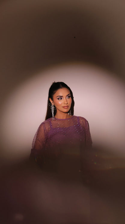 SF 274 | Embroidered Organza Gown | Luxury Formal