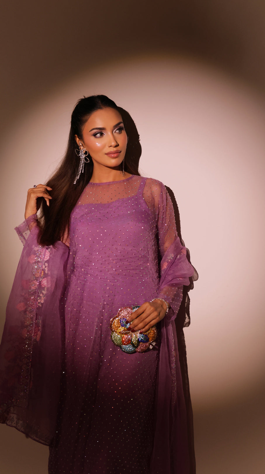 SF 274 | Embroidered Organza Gown | Luxury Formal